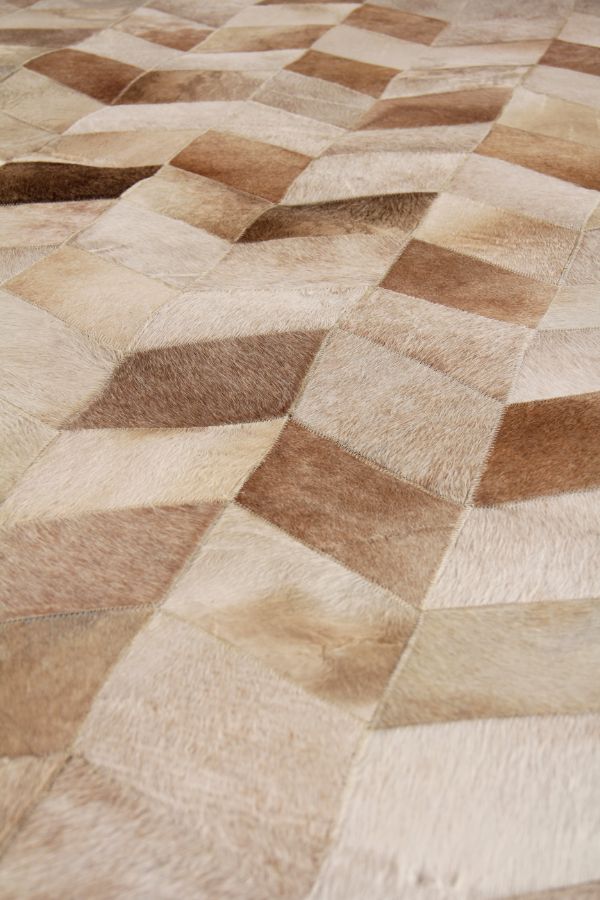 Exquisite Rugs Natural Hide Cowhide Silver Area Rug