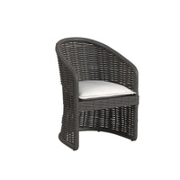 Sunset West Cabo Dining Chair in Soothe Pearl with Flange Welt