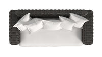 Sunset West Cabo Loveseat in Soothe Pearl with Flange Welt