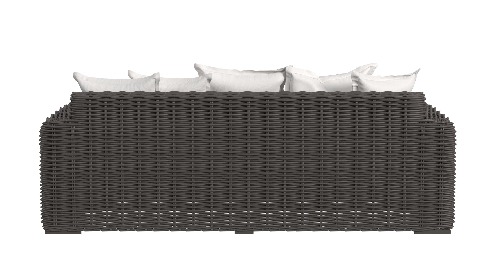 Sunset West Cabo Loveseat in Soothe Pearl with Flange Welt