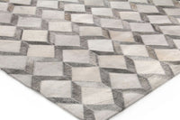 Exquisite Rugs Natural Hide Cowhide Silver Area Rug