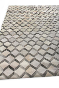Exquisite Rugs Natural Hide Cowhide Silver Area Rug