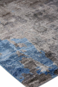 Exquisite Rugs Bamboo Silk Handmade Hand-Knotted Bamboo Silk and Cotton Area Rug