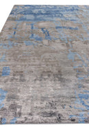 Exquisite Rugs Bamboo Silk Handmade Hand-Knotted Bamboo Silk and Cotton Area Rug