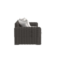 Sunset West Cabo Loveseat in Soothe Pearl with Flange Welt