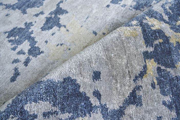 Exquisite Rugs Bamboo Silk Handmade Hand-Knotted Bamboo Silk and Cotton Area Rug