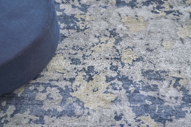 Exquisite Rugs Bamboo Silk Handmade Hand-Knotted Bamboo Silk and Cotton Area Rug