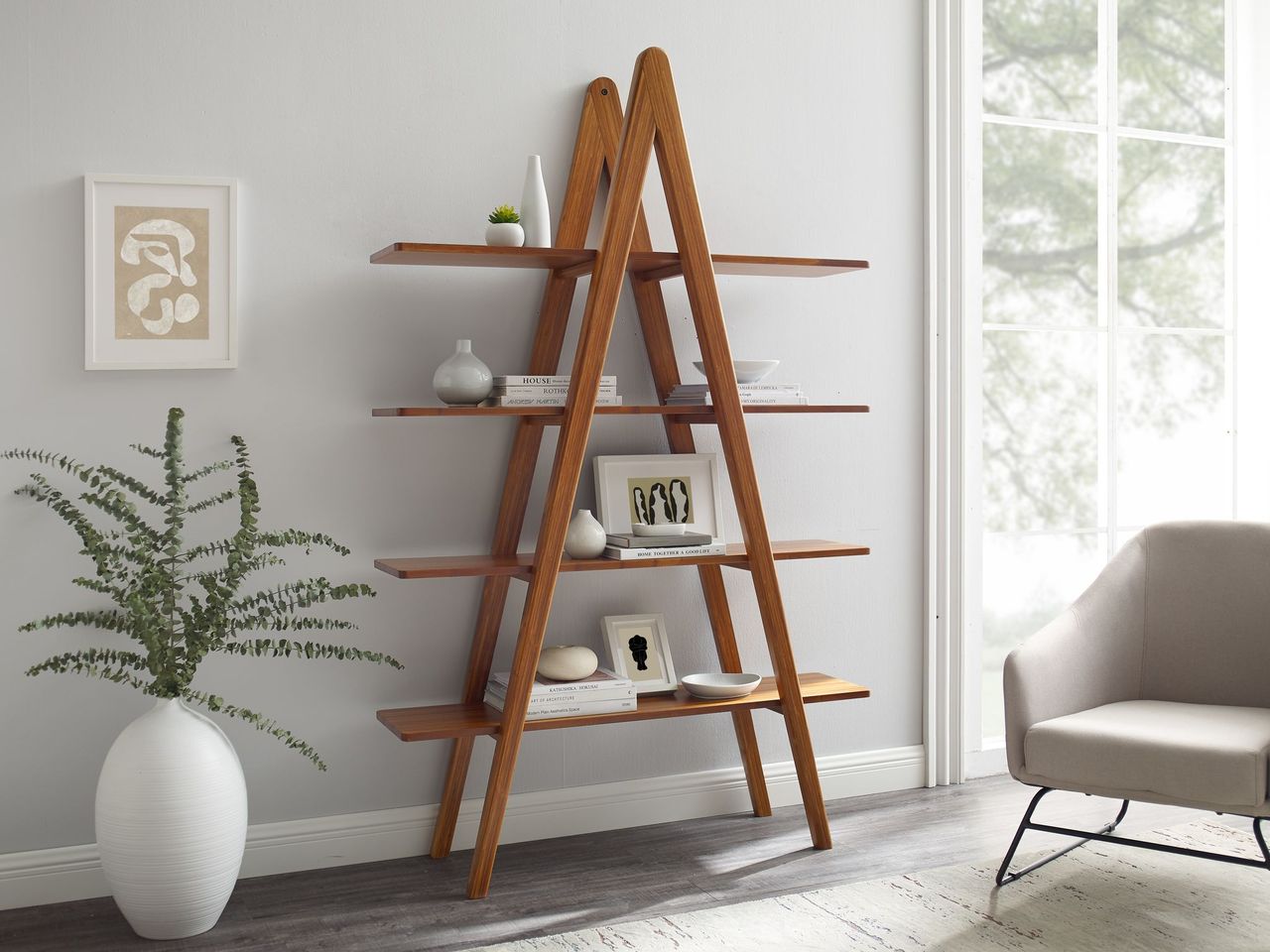 Greenington Studio Plus Bookshelf, Amber