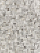 Exquisite Rugs Natural Hide Cowhide Silver Area Rug
