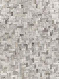 Exquisite Rugs Natural Hide Cowhide Silver Area Rug