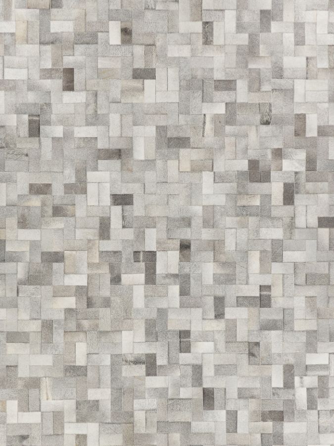 Exquisite Rugs Natural Hide Cowhide Silver Area Rug