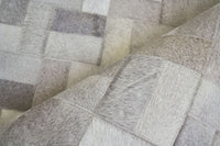 Exquisite Rugs Natural Hide Cowhide Silver Area Rug