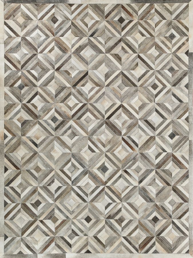 Exquisite Rugs Natural Hide Cowhide Silver Area Rug