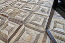 Exquisite Rugs Natural Hide Cowhide Silver Area Rug