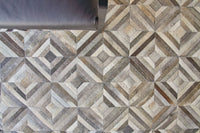 Exquisite Rugs Natural Hide Cowhide Silver Area Rug