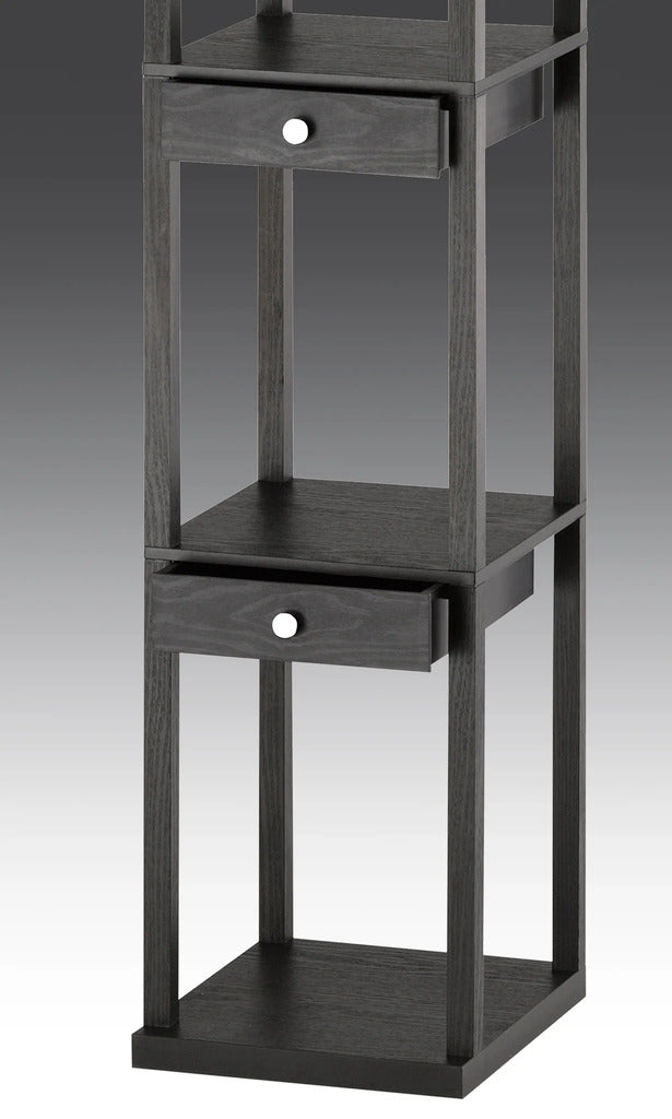 Adesso Murray Three Drawer Shelf Lamp
