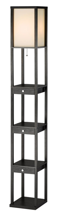 Adesso Murray Three Drawer Shelf Lamp