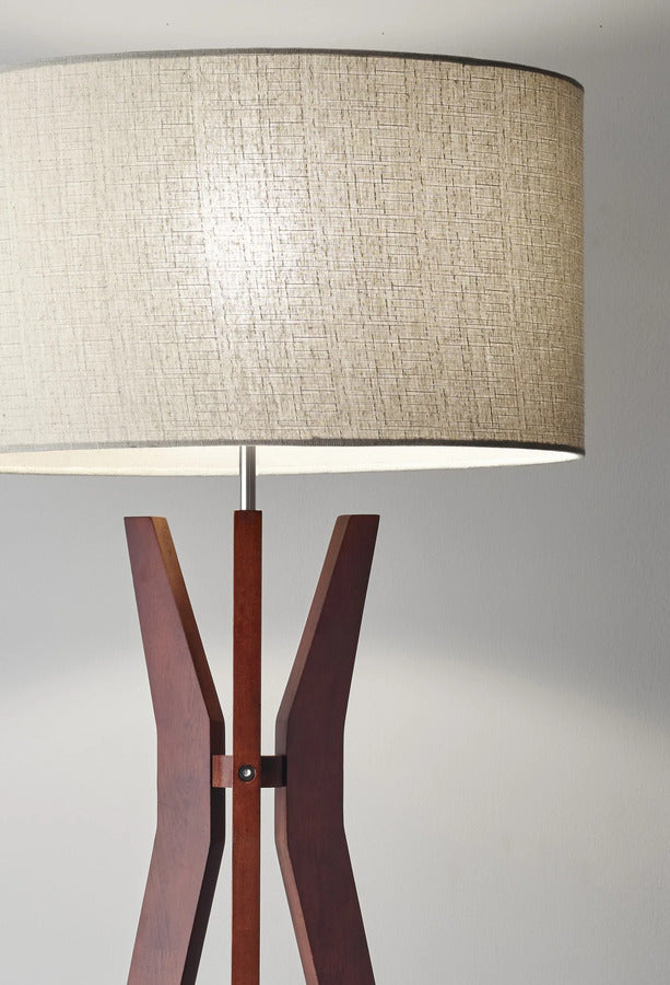 Adesso Bedford Shelf Floor Lamp