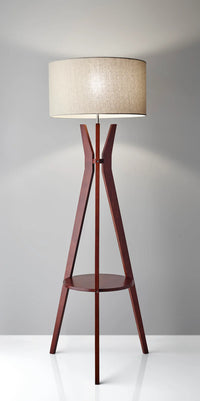 Adesso Bedford Shelf Floor Lamp