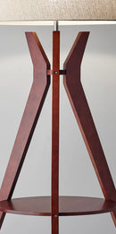 Adesso Bedford Shelf Floor Lamp
