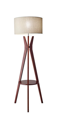 Adesso Bedford Shelf Floor Lamp