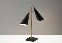 Adesso Owen Table Lamp Antique Brass