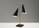 Adesso Owen Table Lamp Antique Brass