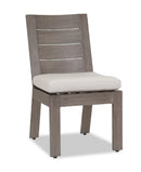 Sunset West Aluminum Laguna Armless Dining Chair with Cushion
