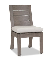 Sunset West Aluminum Laguna Armless Dining Chair with Cushion