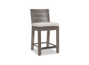 Sunset West Laguna Aluminum Barstool with Cushion