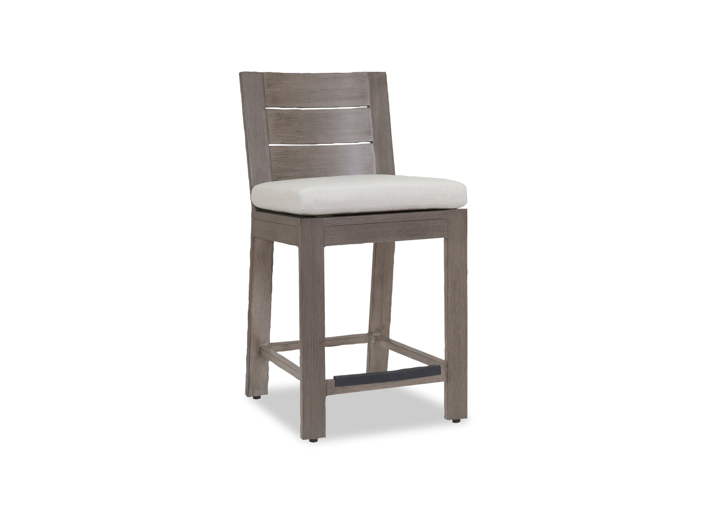 Sunset West Laguna Aluminum Barstool with Cushion