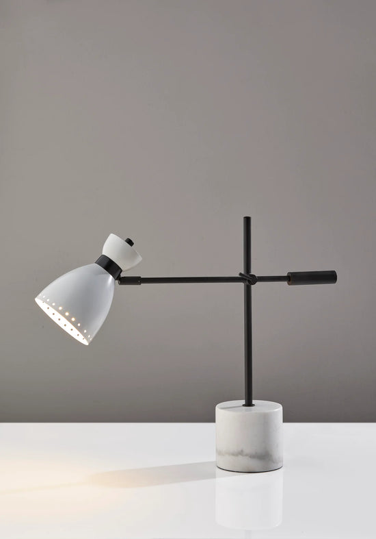 Adesso Sadie Desk Lamp Black & White