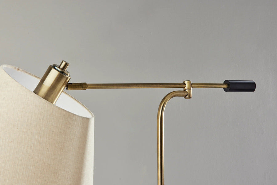 Adesso Bryson Swing-Arm Floor Lamp