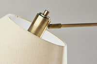 Adesso Bryson Swing-Arm Floor Lamp