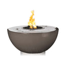 The Outdoor Plus 38" Sedona GFRC Fire & Water Bowl - 360° Spill