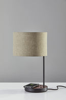 Adesso Oliver Wireless Charging Table Lamp