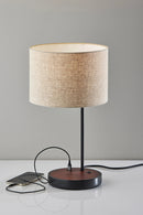 Adesso Oliver Wireless Charging Table Lamp