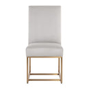 Sunpan Joyce Dining Chair in Casablanca Stratus / Cube Black
