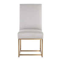Sunpan Joyce Dining Chair in Casablanca Stratus / Cube Black