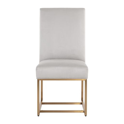 Sunpan Joyce Dining Chair in Casablanca Stratus / Cube Black