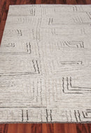 Exquisite Rugs Aldridge Handmade Hand-Knotted New Zealand Wool and Bamboo Silk Area Rug
