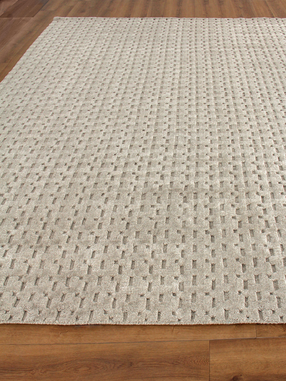 Exquisite Rugs Monroe Silk Handmade Hand Loomed Bamboo Silk and Cotton Area Rug