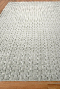 Exquisite Rugs Monroe Silk Handmade Hand Loomed Bamboo Silk and Cotton Area Rug