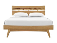 Greenington Azara Queen Platform Bed, Caramelized / Sable
