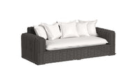 Sunset West Cabo Loveseat in Soothe Pearl with Flange Welt