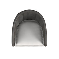 Sunset West Cabo Dining Chair in Soothe Pearl with Flange Welt
