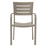 H&D Seating 7036A All Aluminum Stacking Patio Dining Chair
