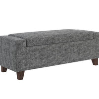 Sunpan Hartley Storage Bench in Distressed Nash Zebra / Natural - Moto Succo