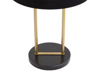 Sunpan Kezna Table Lamp Black Marble-Matte Black / White Marble-White Black