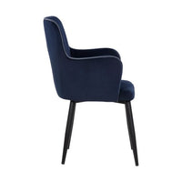 Sunpan Khai Dining Armchair - Abbington Navy - Set of Two